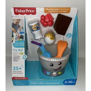 Fisher Price Laugh & Learn Magic Color Mixing Bowl Kids Educational  6-36 Mo NIB